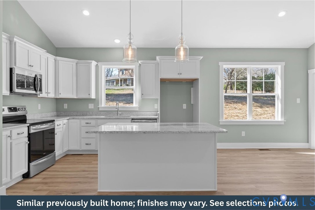 67 Petersville Road New Canton, VA 23123 - Photo 5 of 18 Island, Pendant Lighting, Pantry