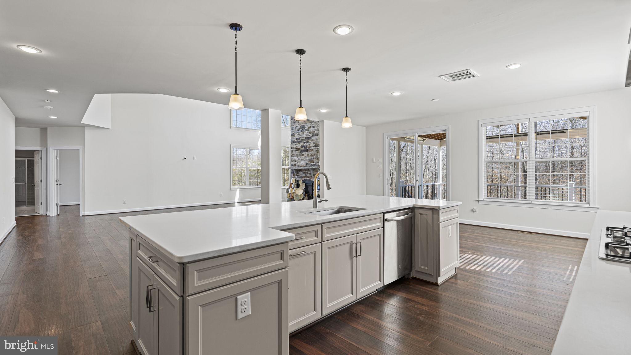 250 Perth Drive Fredericksburg, VA 22405 - Photo 11 of 57 Open kitchen into the family room