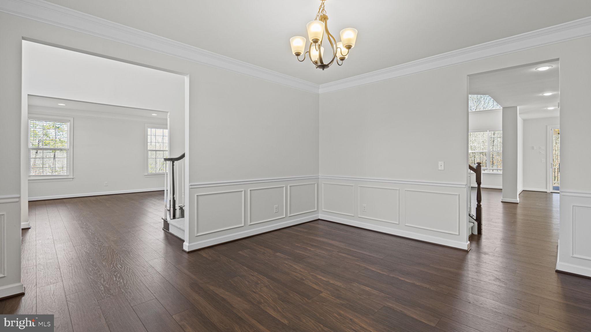 250 Perth Drive Fredericksburg, VA 22405 - Photo 14 of 57 Formal Dining room with wainscotting
