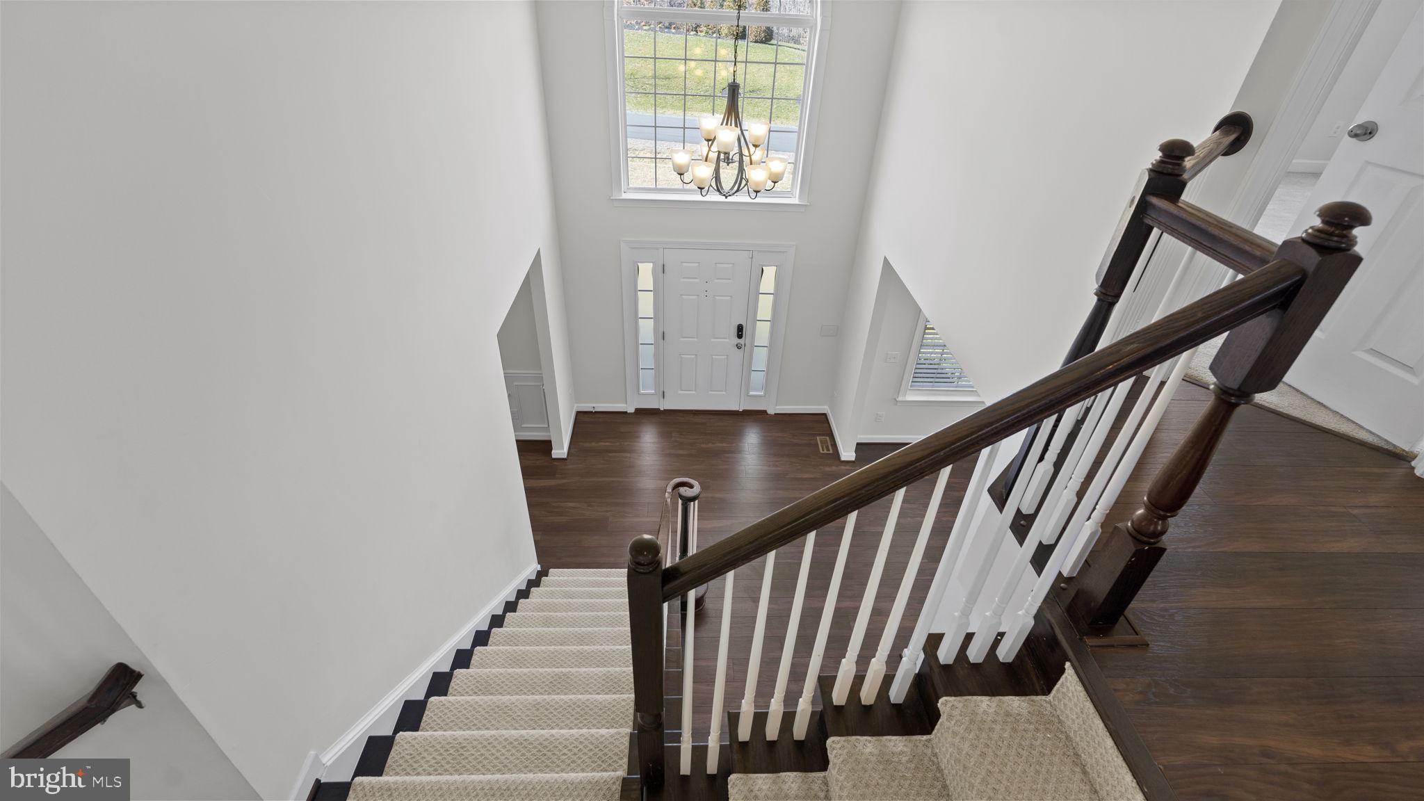 250 Perth Drive Fredericksburg, VA 22405 - Photo 23 of 57 View from the top of the stair into the foyer
