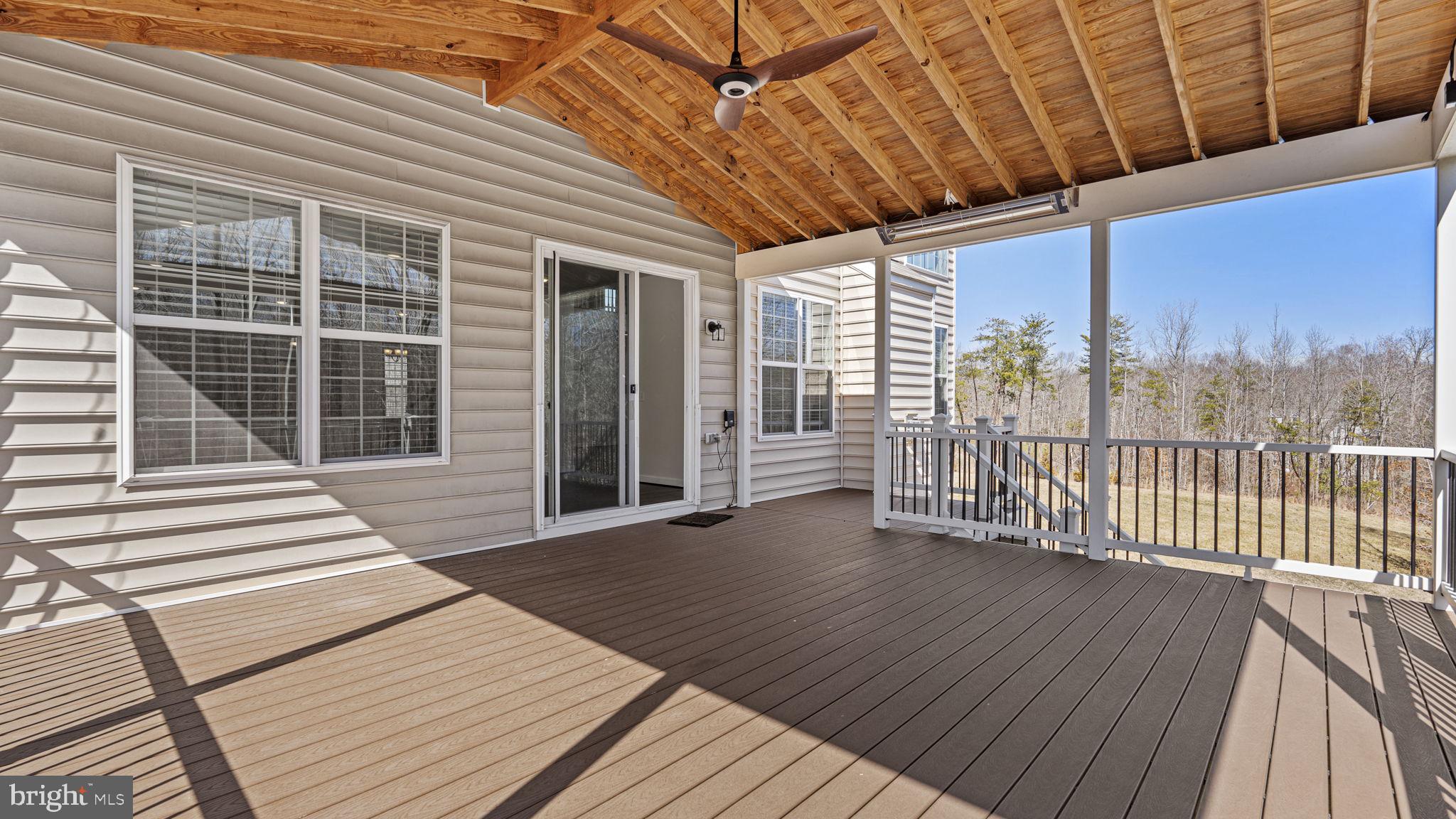 250 Perth Drive Fredericksburg, VA 22405 - Photo 42 of 57 Ceiling fan in screened in porch