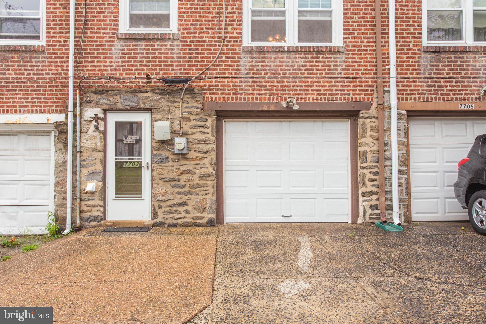 7703 Oakley Road Upper Darby, PA 19082 - Photo 30 of 33 Driveway and Garage