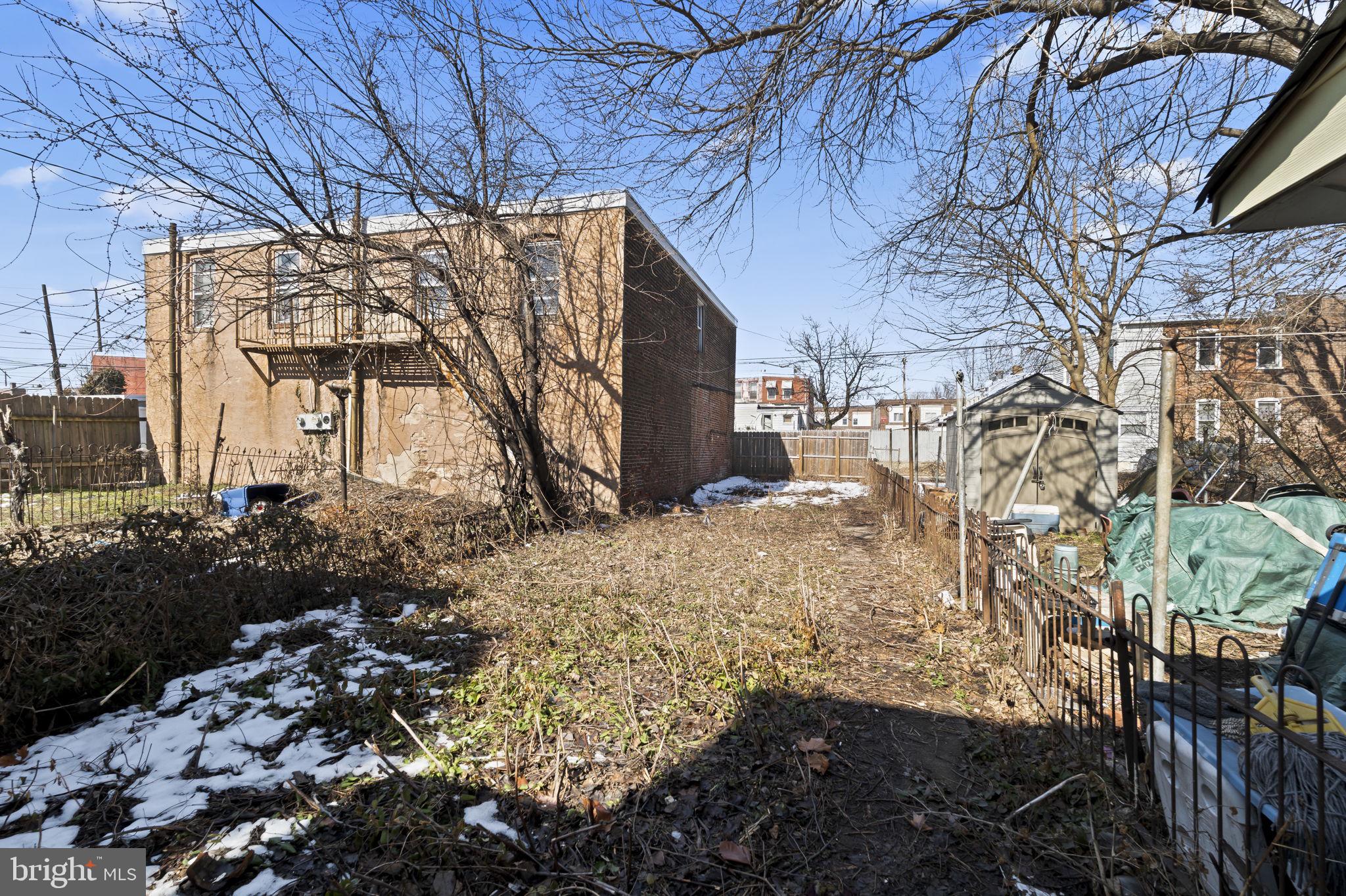 2314 West 3rd Street Chester, PA 19013 - Photo 32 of 32 a view of a backyard of the house