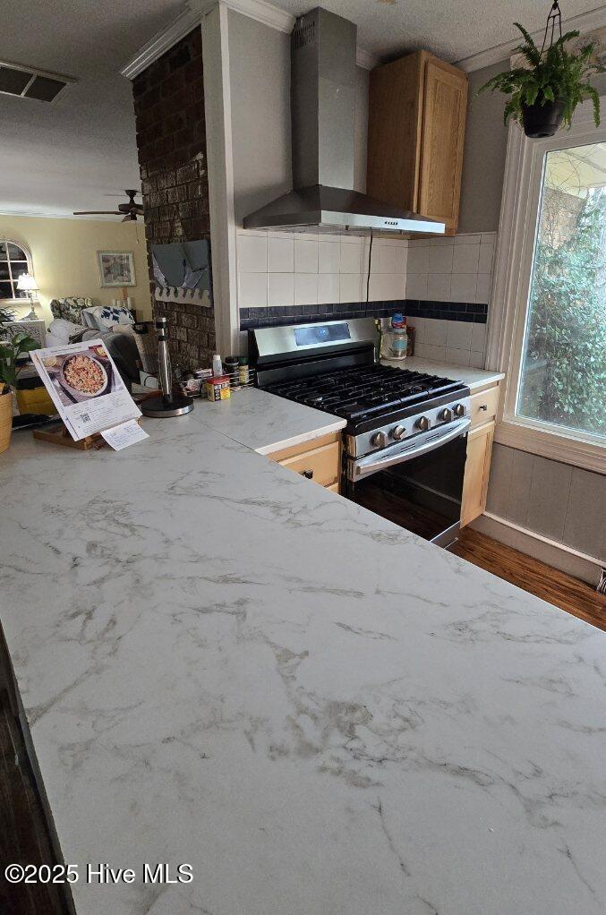 2100 Emerson Road Kinston, NC 28504 - Photo 9 of 25 kitchen counter with stove