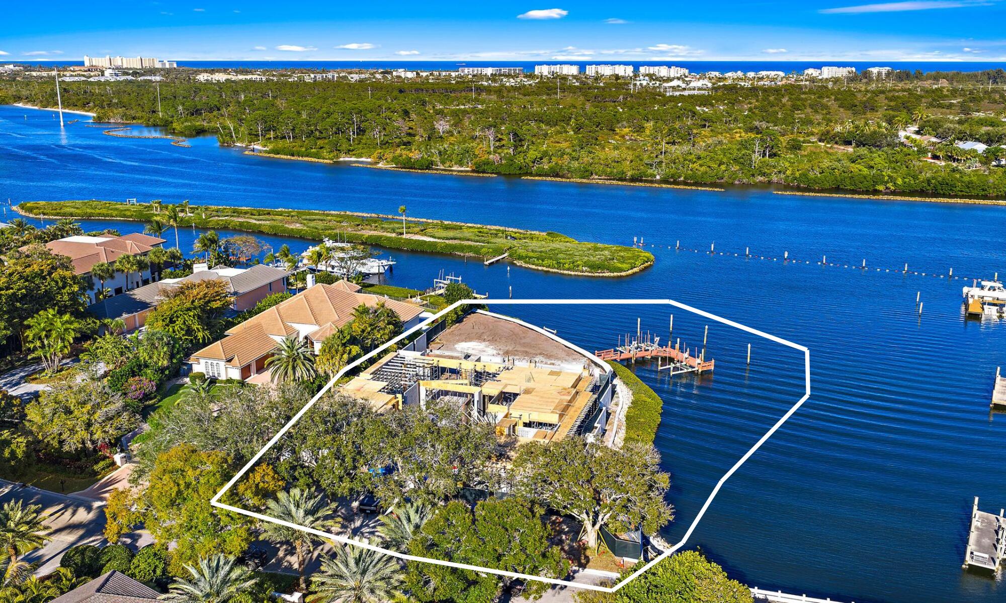 217 Commodore Drive Jupiter, FL 33477 - Photo 18 of 25 Aerial - 217 Commodore