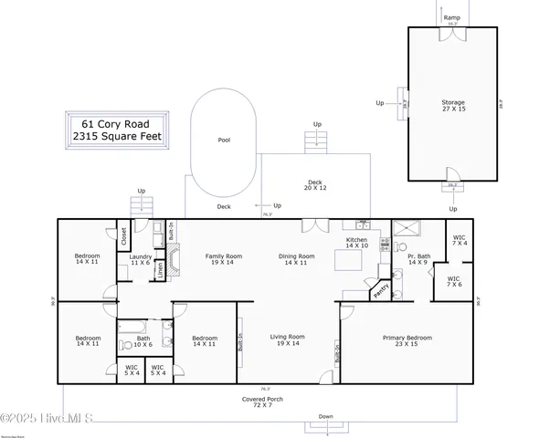 $345,000 | 61 Cory Road, Rocky Point, NC 28457