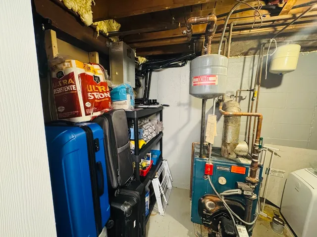 a view of storage and utility room