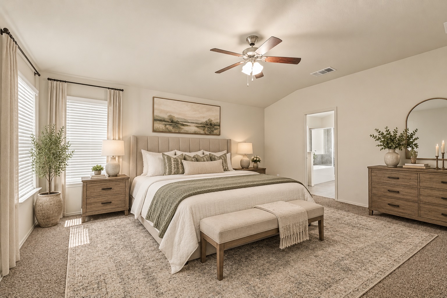 232 Geode Lane Jarrell, TX 76537 - Photo 18 of 39 Primary bedroom is virtually staged.