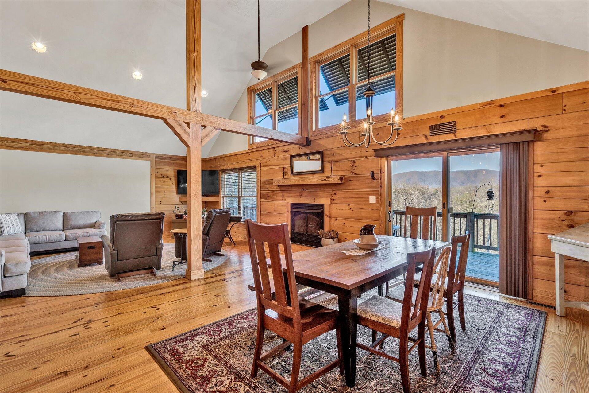 4076 Aerospace Road Roanoke, VA 24014 - Photo 16 of 62 a view of a dining room with furniture window and wooden floor