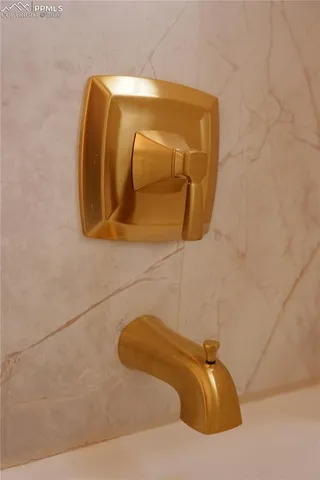 a close up of a mirror