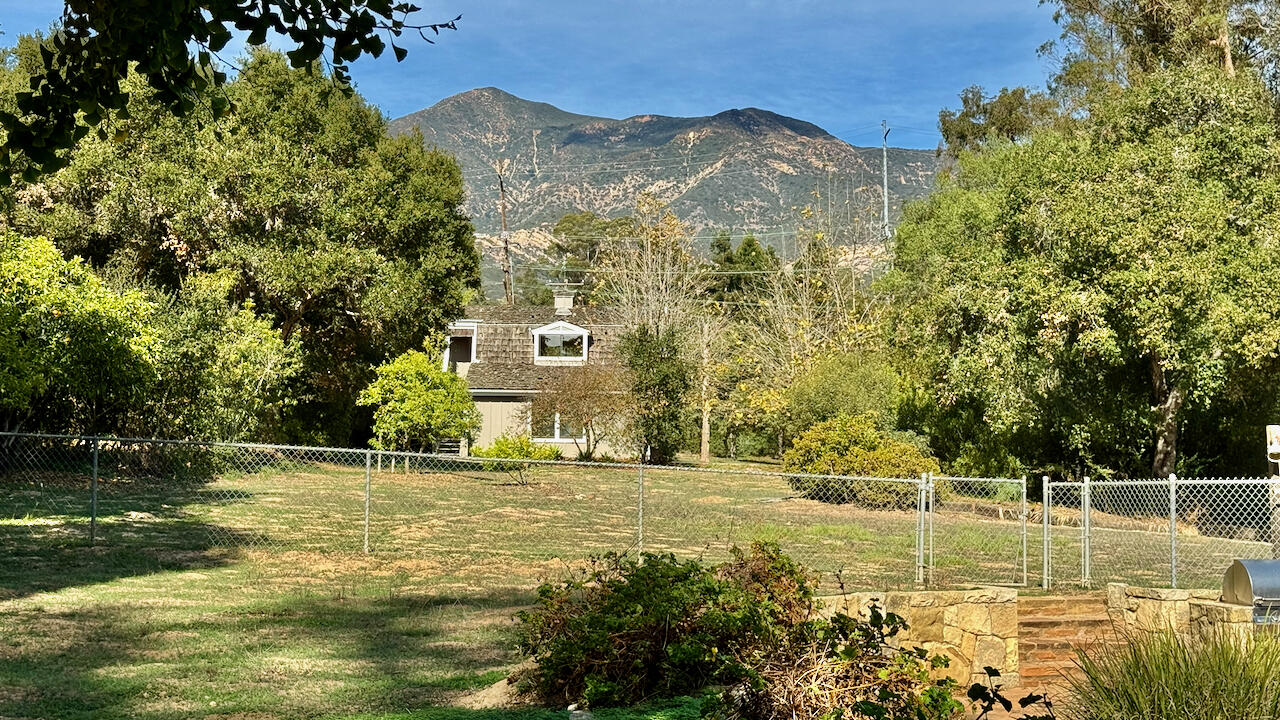 1445 School House Road Montecito, CA 93108 - Photo 36 of 53 a view of a swimming pool with a garden