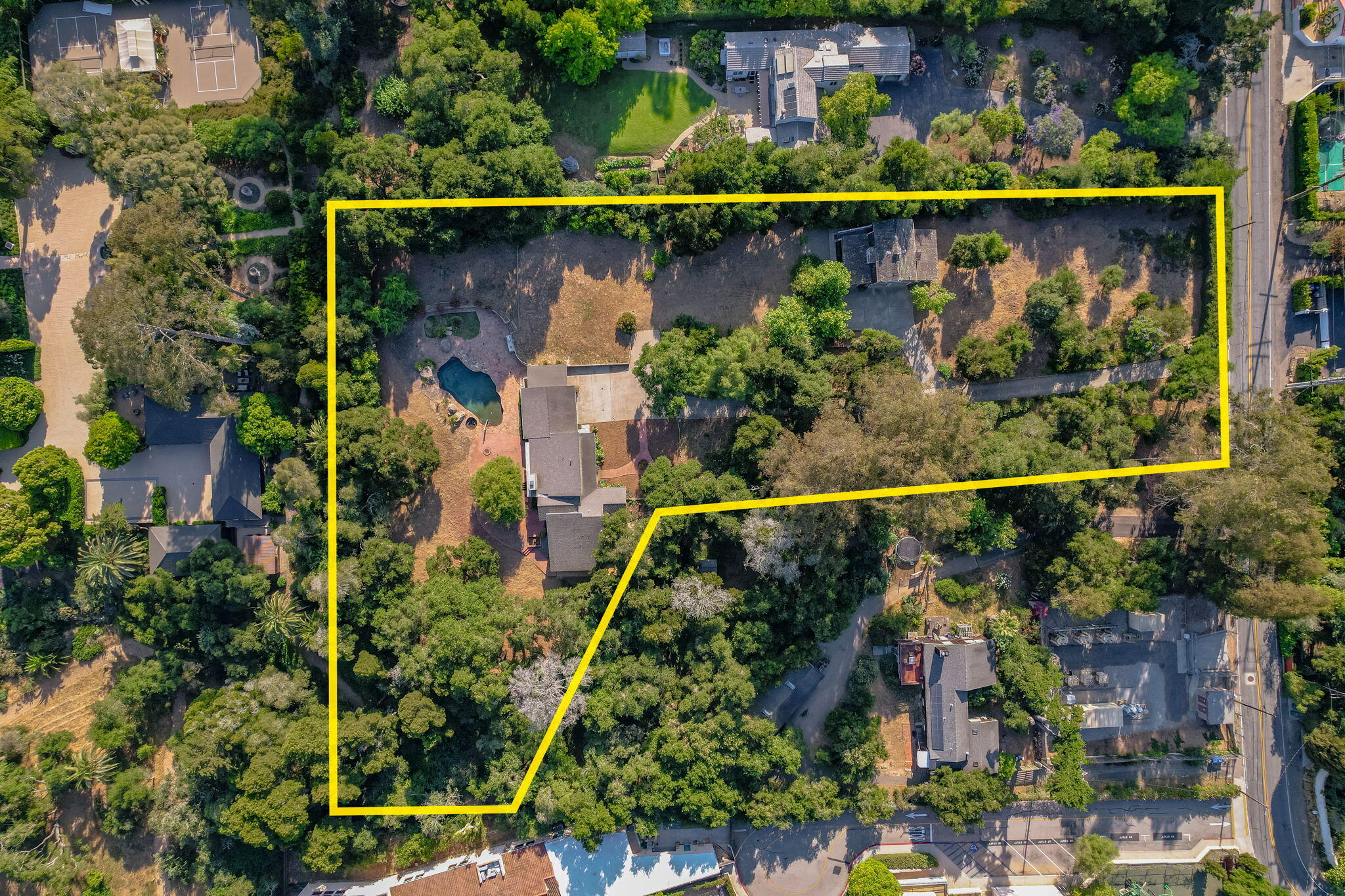 1445 School House Road Montecito, CA 93108 - Photo 4 of 53 an aerial view of a city