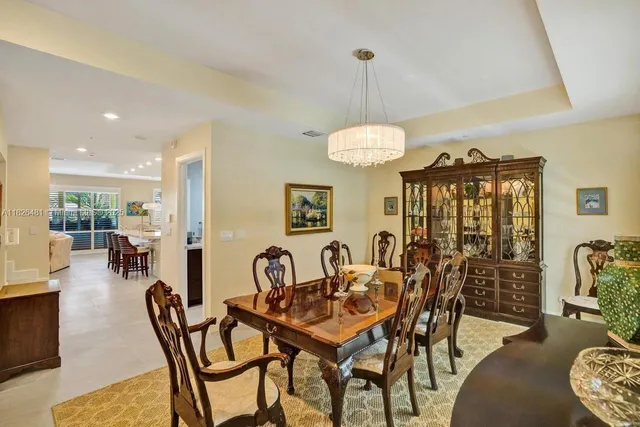 a view of a large building with a large window