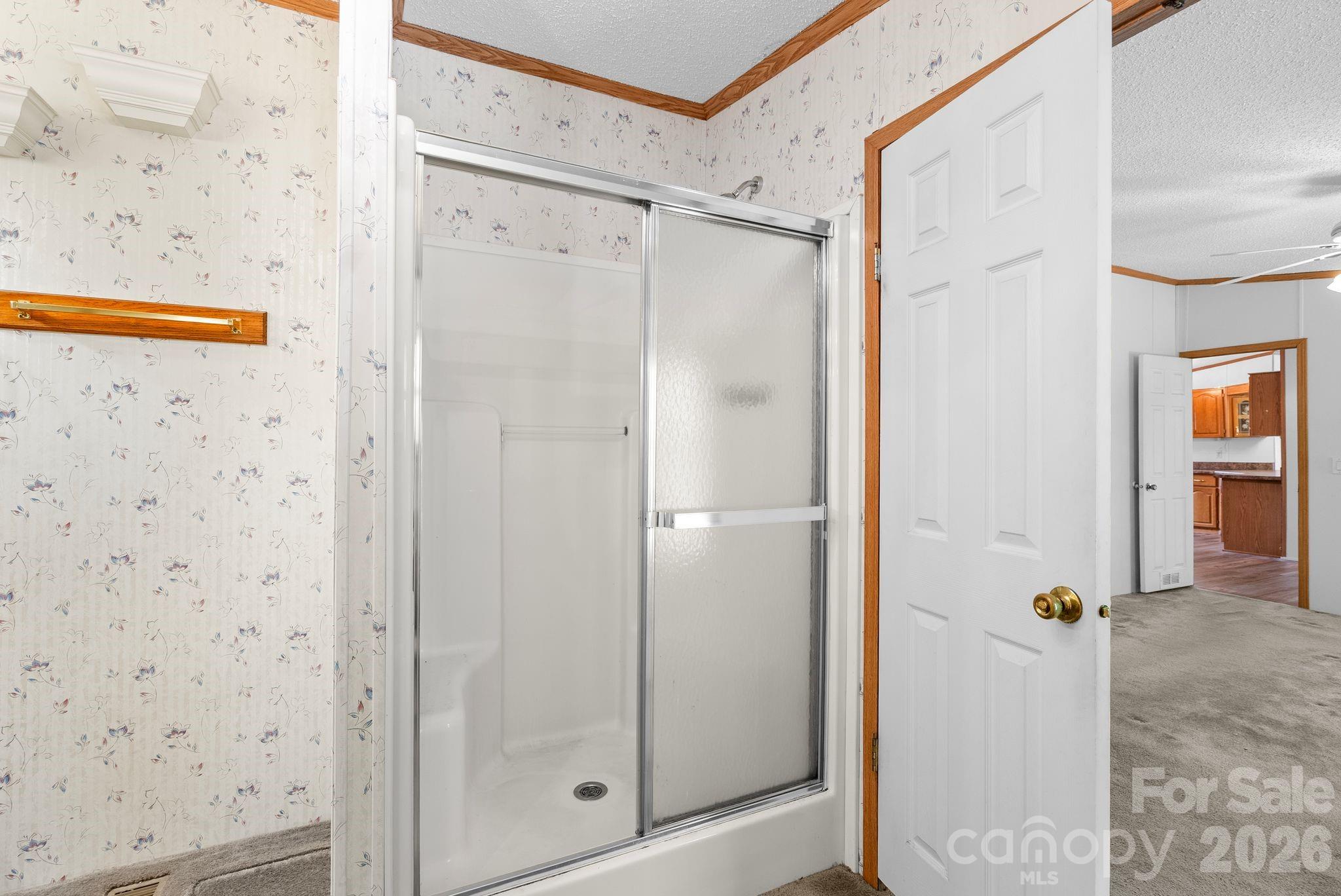 133 Spivey Mountain Road Asheville, NC 28806 - Photo 30 of 40 a bathroom with a shower