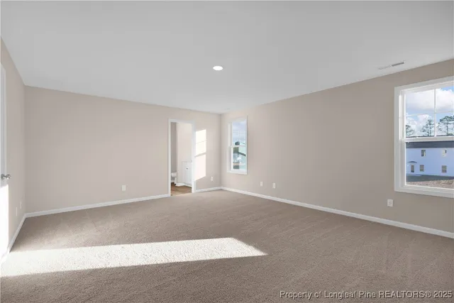 a view of an empty room