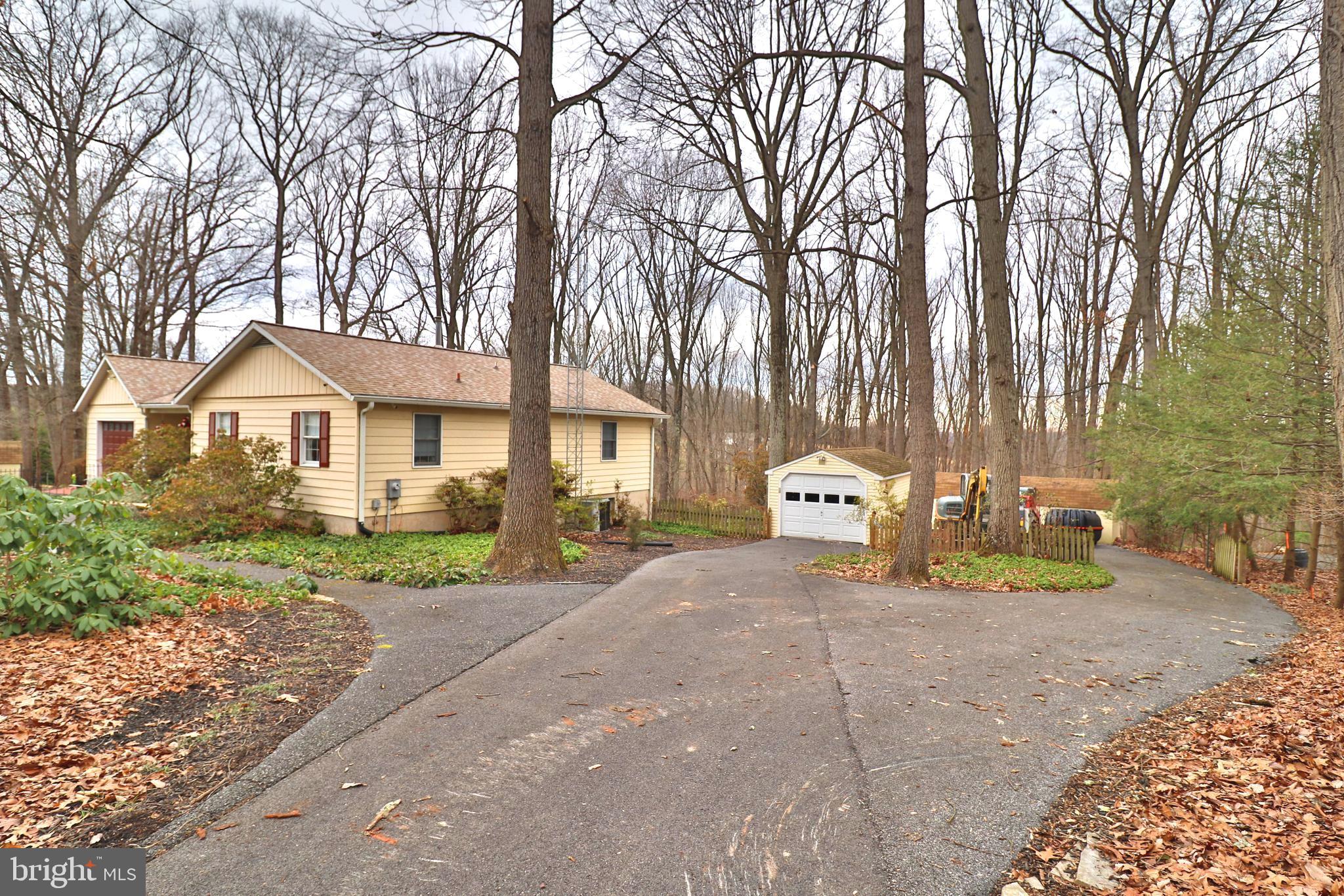 1222 Walker Road Freeland, MD 21053 - Photo 36 of 44 Front Circular Drive with Detached Garage and Shed