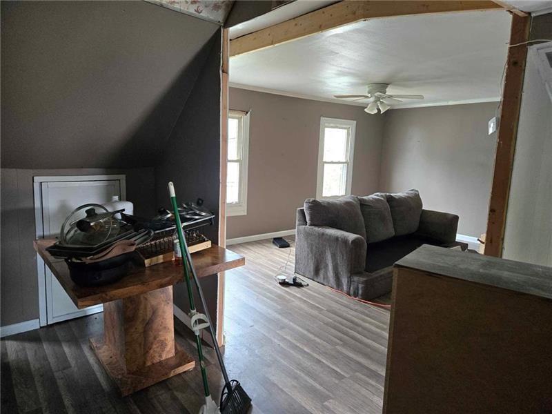 104 Forrest Street Petrolia, PA 16050 - Photo 13 of 22 a living room with furniture and a closet