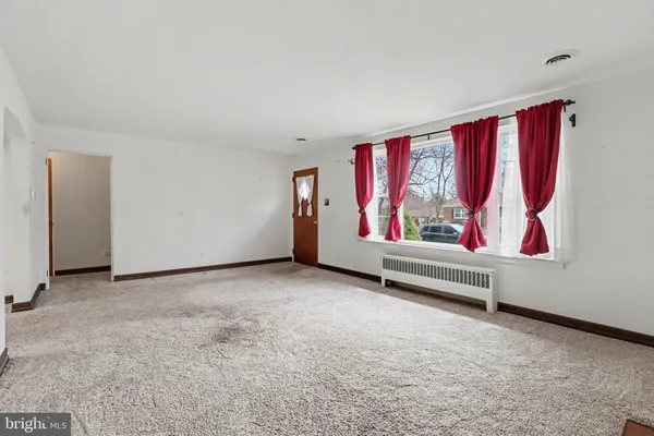 a view of a room with a projector