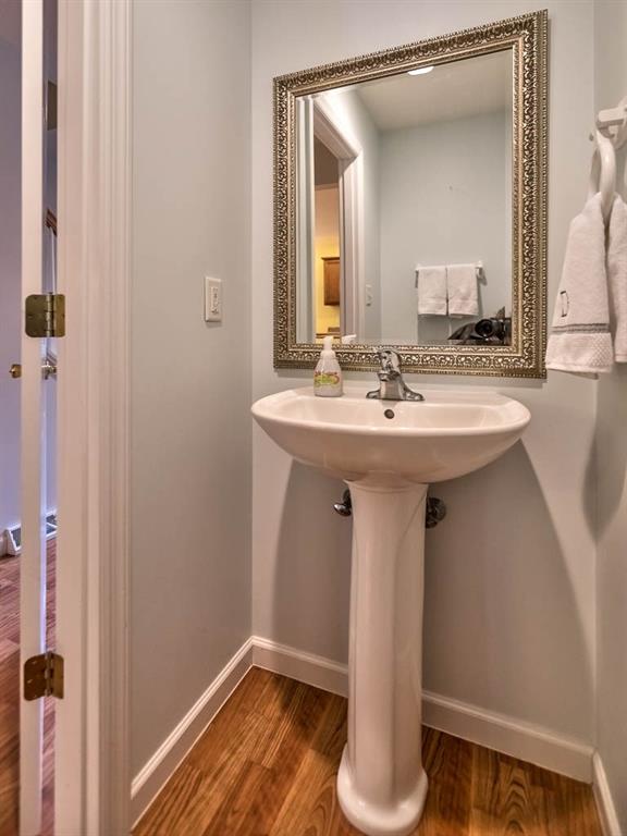 10288 Rinaman Road Wexford, PA 15090 - Photo 14 of 25 Powder Room on First Floor - Pedestal Sink & Mirror