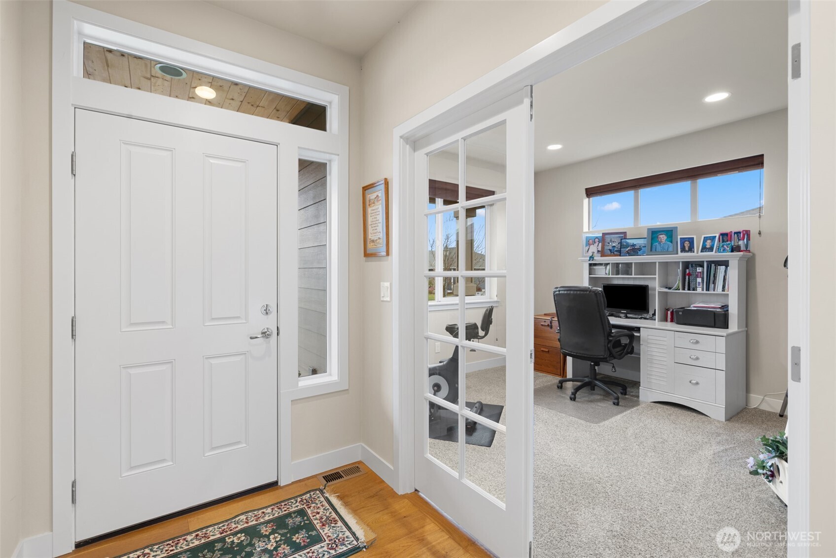 440 Blue Glacier Loop Sequim, WA 98382 - Photo 3 of 34 a view of kitchen with furniture and wooden floor