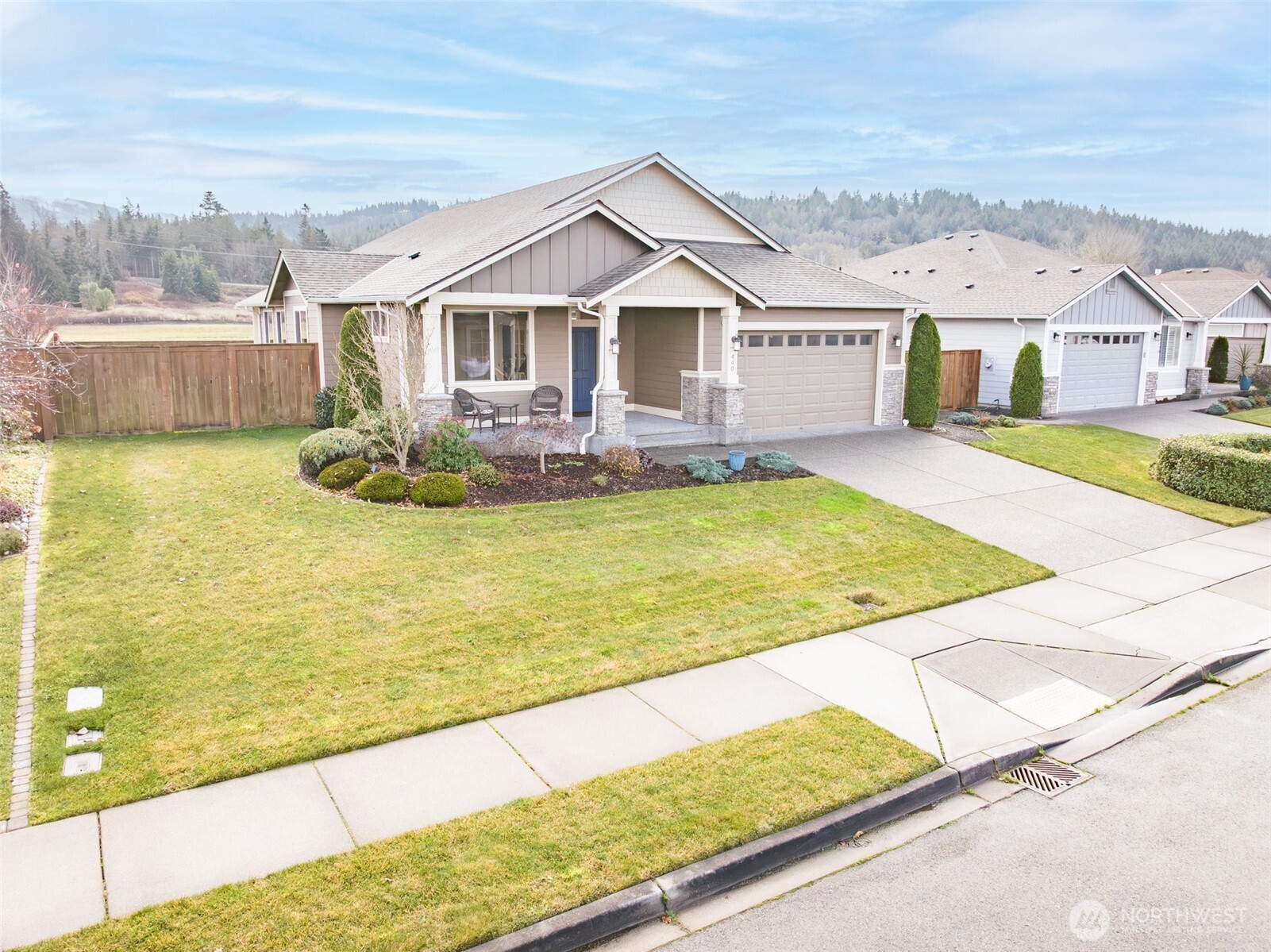 440 Blue Glacier Loop Sequim, WA 98382 - Photo 33 of 34 a view of house with swimming pool