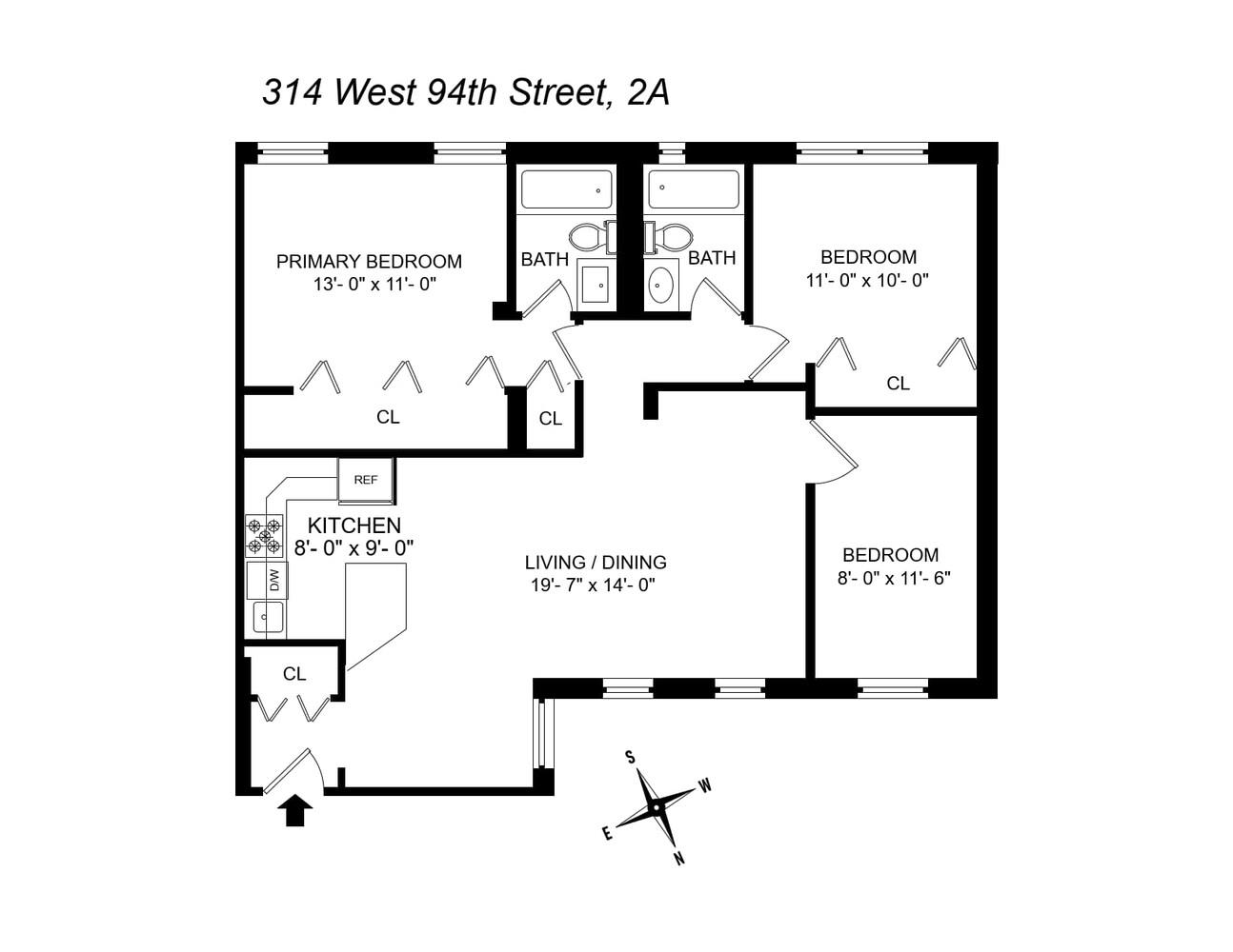 314 West 94th Street, Unit 2A Manhattan, NY 10025 - Photo 10 of 10 a picture of a park