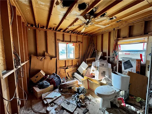 a room with furniture and a window