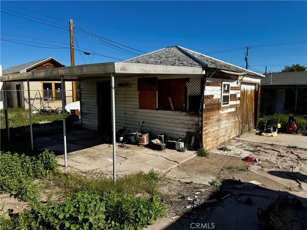 a view of a house with a patio