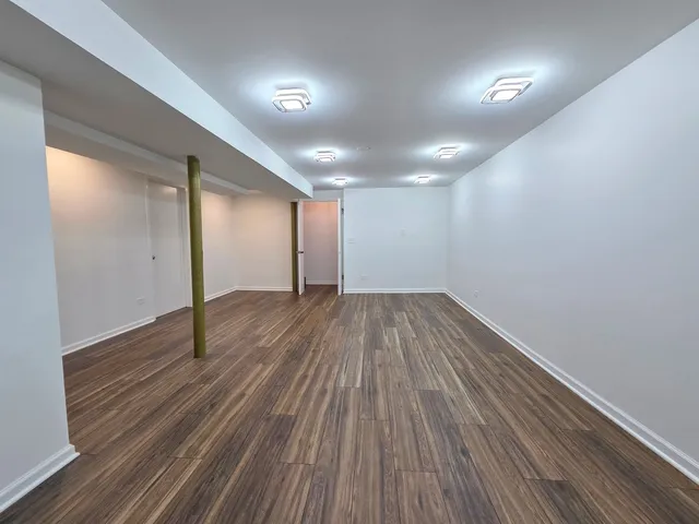 wooden floor in an empty room