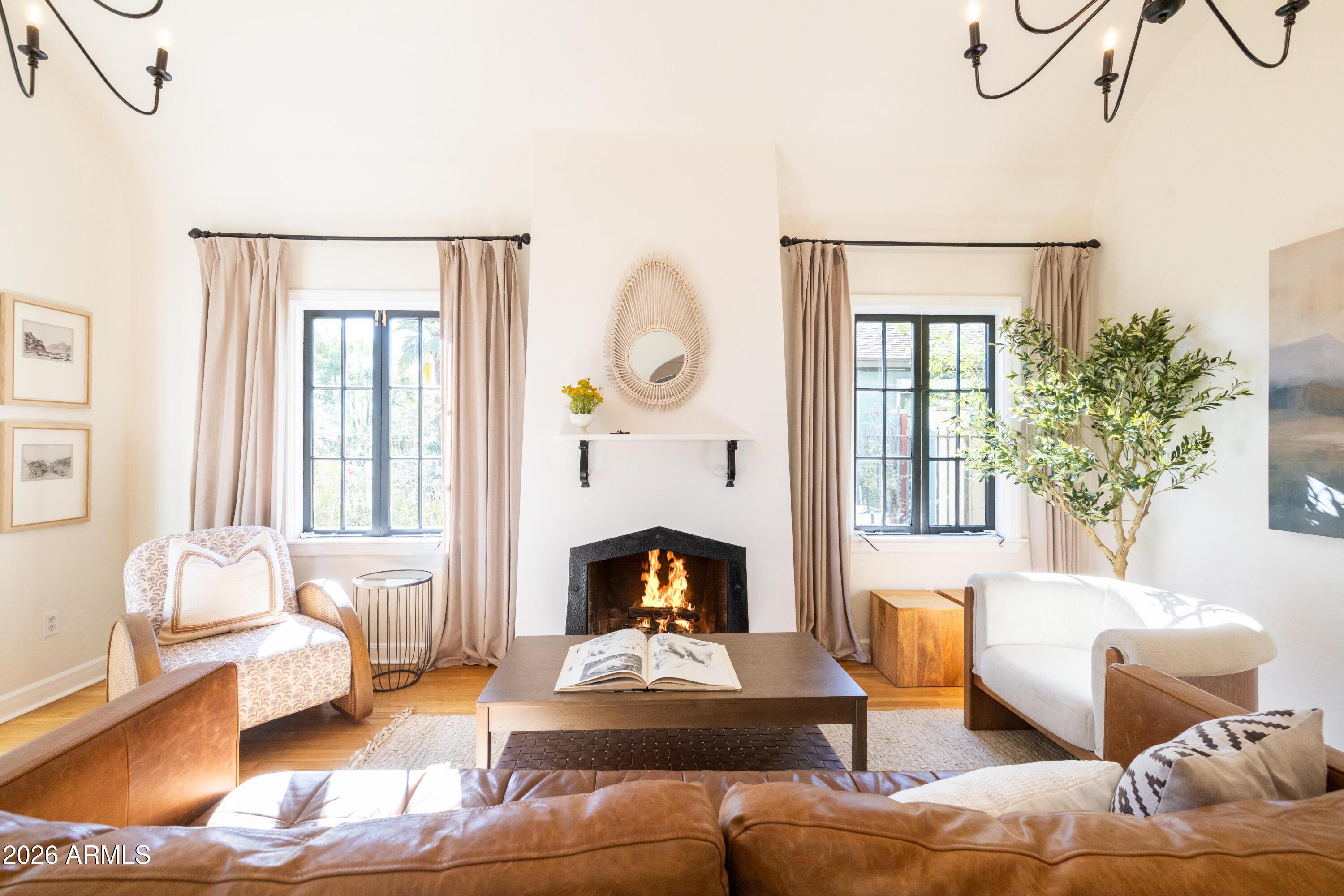 330 West Almeria Road Phoenix, AZ 85003 - Photo 11 of 66 Fireplace