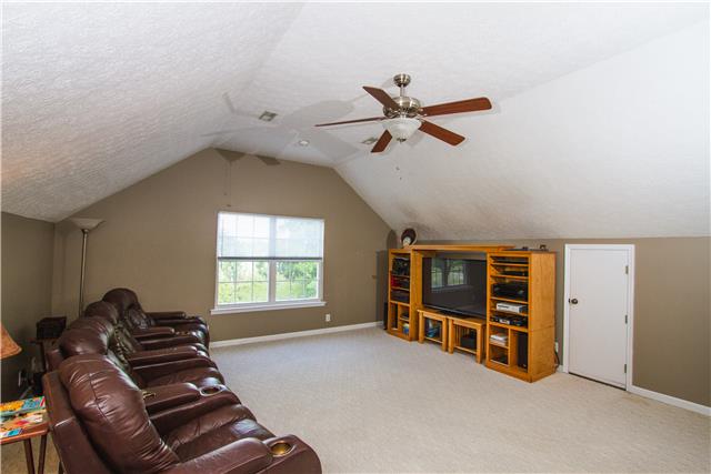 4155 Bethlehem Road Springfield, TN 37172 - Photo 15 of 19 The bonus room is located above the garage. There are large attic/storage closets that run along either side of the Bonus room. There is also has a separate staircase that leads down to the kitchen