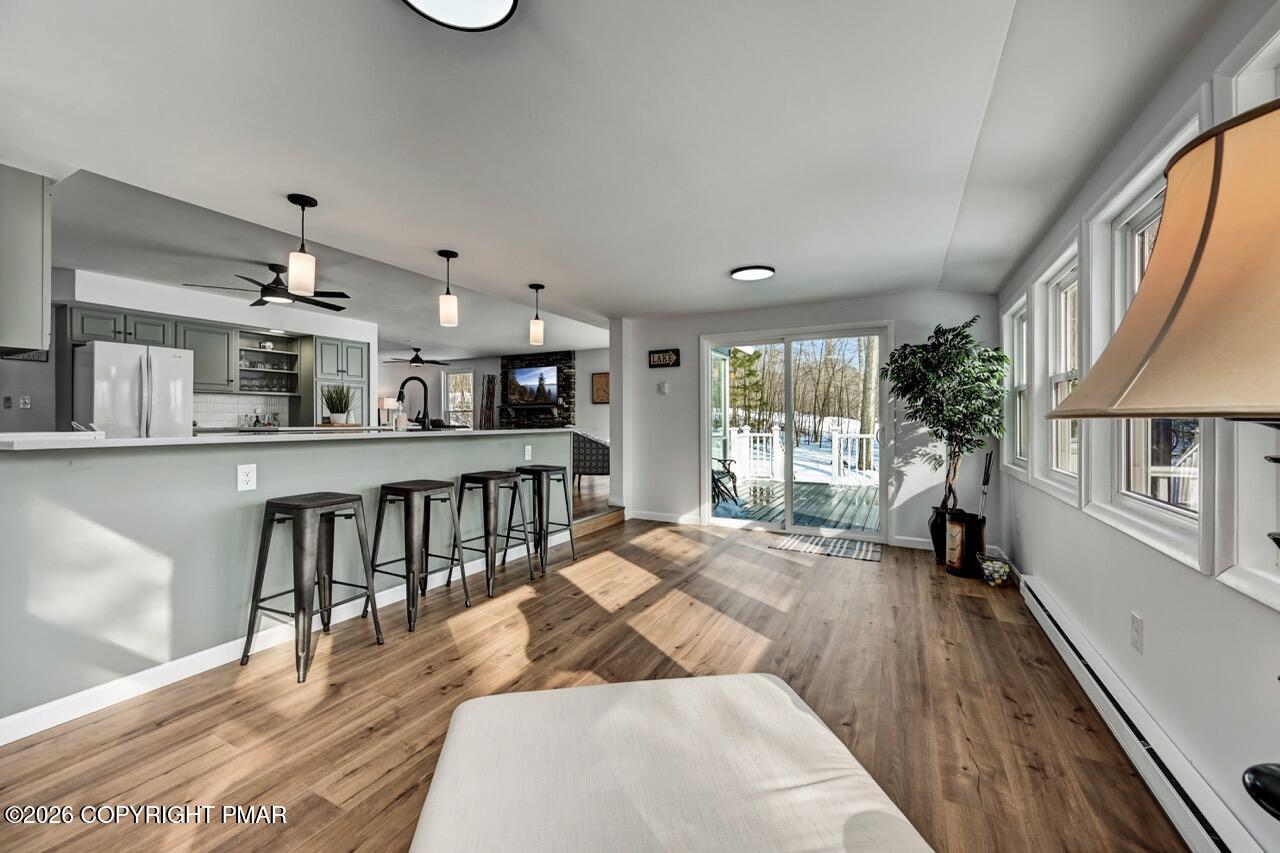 116 Spyglass Hill Road Tobyhanna, PA 18466 - Photo 21 of 73 a bed room with a bed and a large window