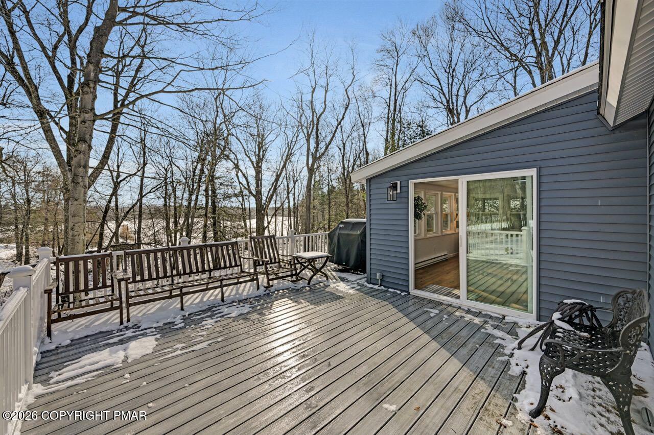 116 Spyglass Hill Road Tobyhanna, PA 18466 - Photo 58 of 73 New Deck w/ Lake View