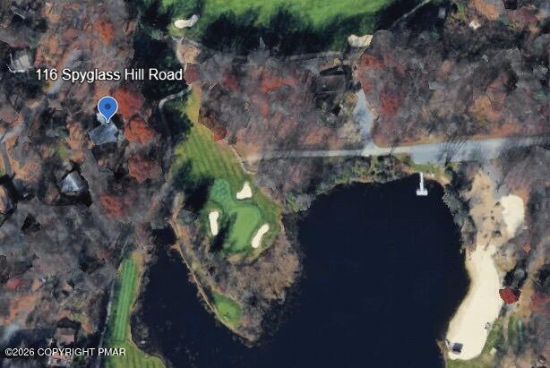 116 Spyglass Hill Road Tobyhanna, PA 18466 - Photo 68 of 73 Aerial Lake & Golf Front Views
