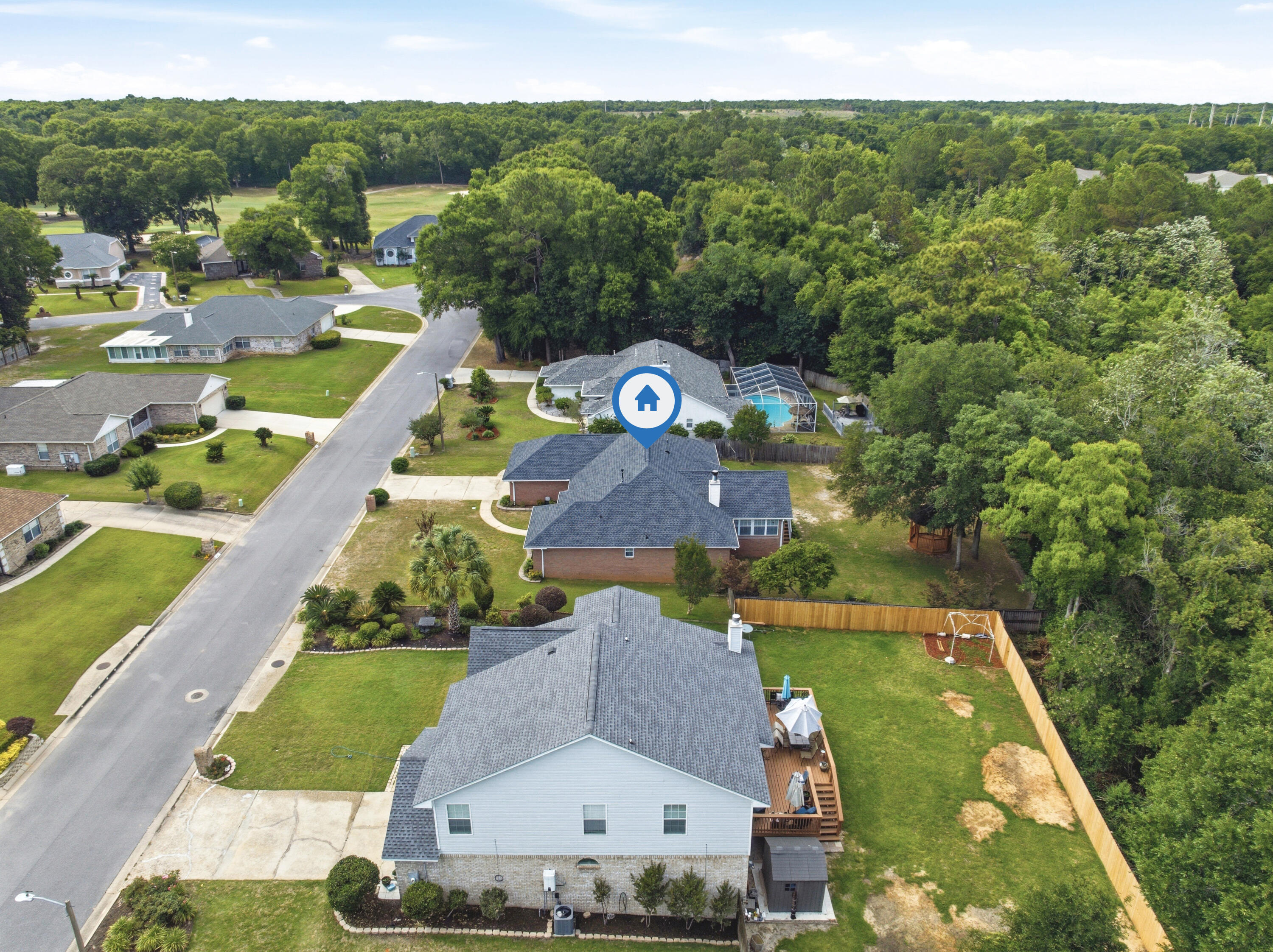 6032 Forest Green Road Pensacola, FL 32505 - Photo 31 of 37 Aerial View
