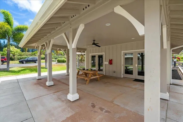 a view of a lake with a city