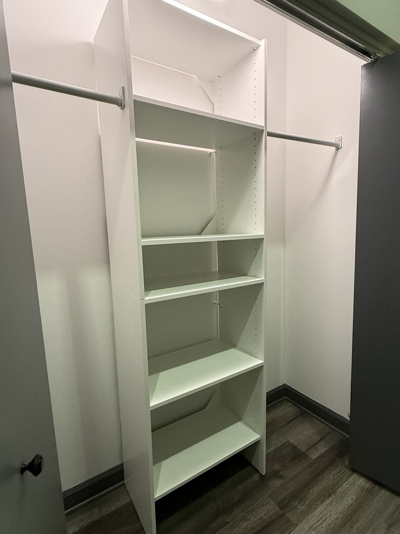 1235 South Prairie Avenue, Unit 3605 Chicago, IL 60605 - Photo 18 of 34 a view of walk in closet with empty racks