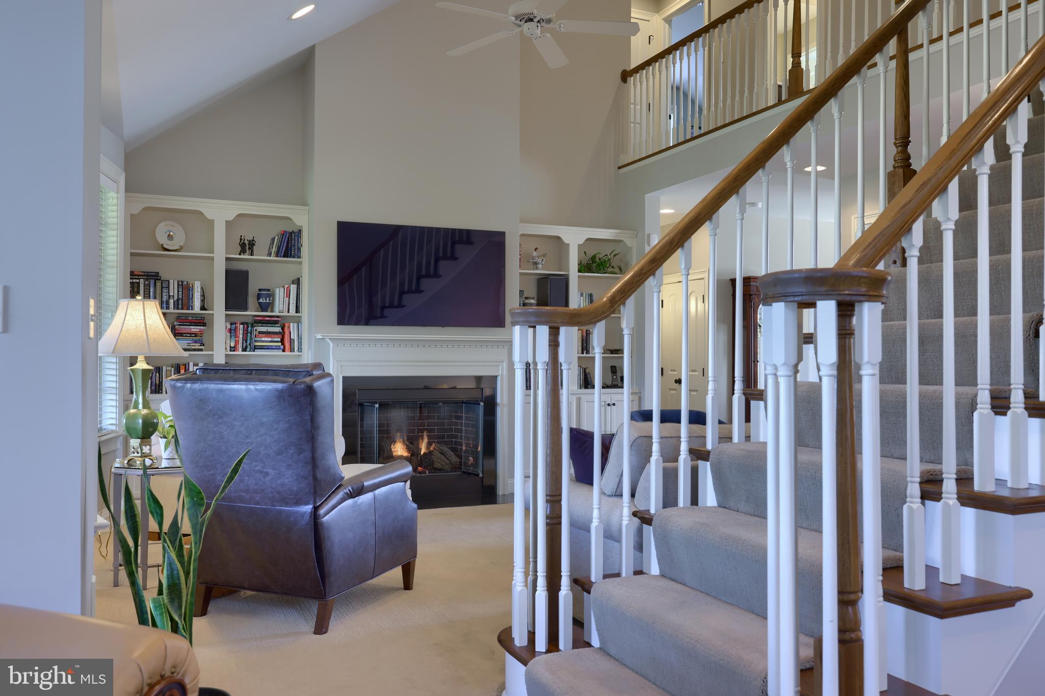 347 Ecker Drive Lititz, PA 17543 - Photo 23 of 84 Rear Staircase from Family Room to 2nd Floor