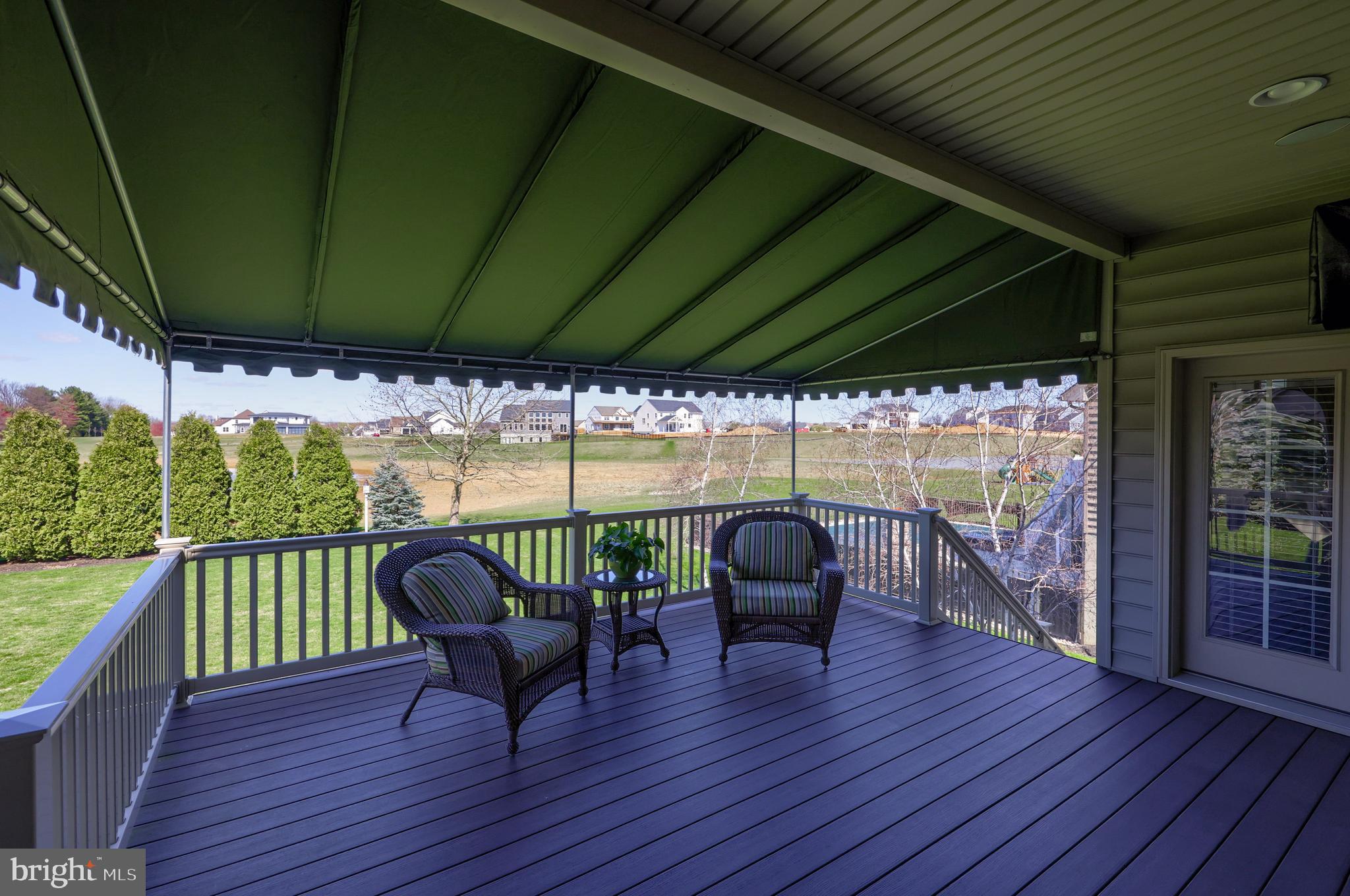347 Ecker Drive Lititz, PA 17543 - Photo 66 of 84 Deck With Awning