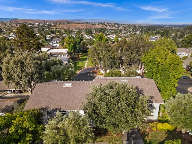 an aerial view of residential house with outdoor space