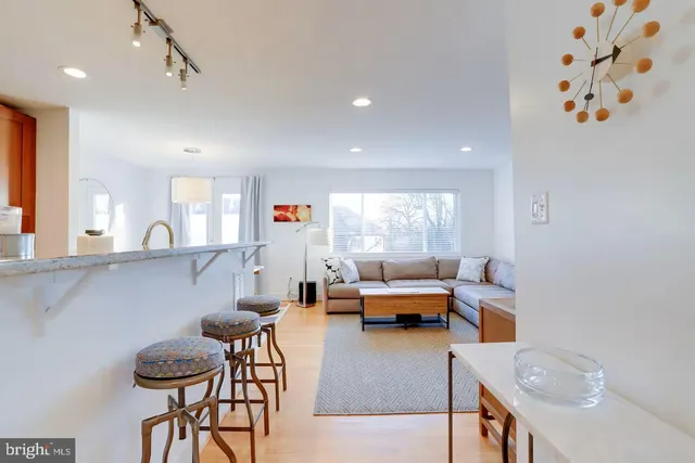 a room with furniture and a window