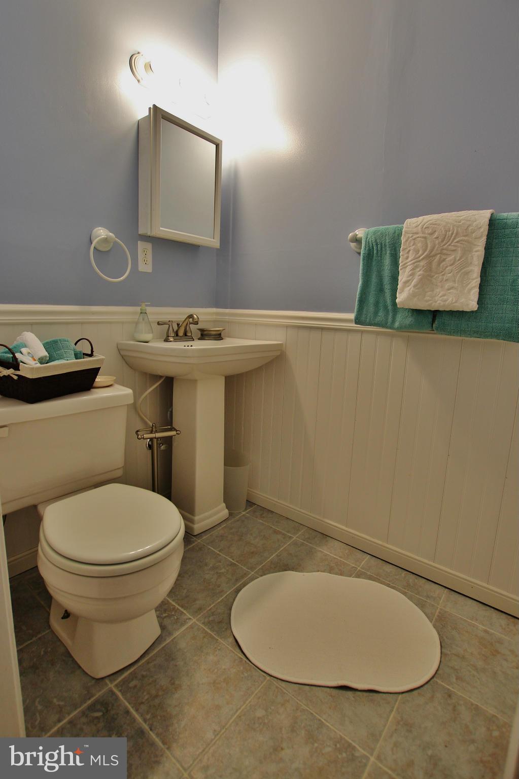 18049 Possum Point Road Dumfries, VA 22026 - Photo 21 of 30 a bathroom with a sink toilet and mirror