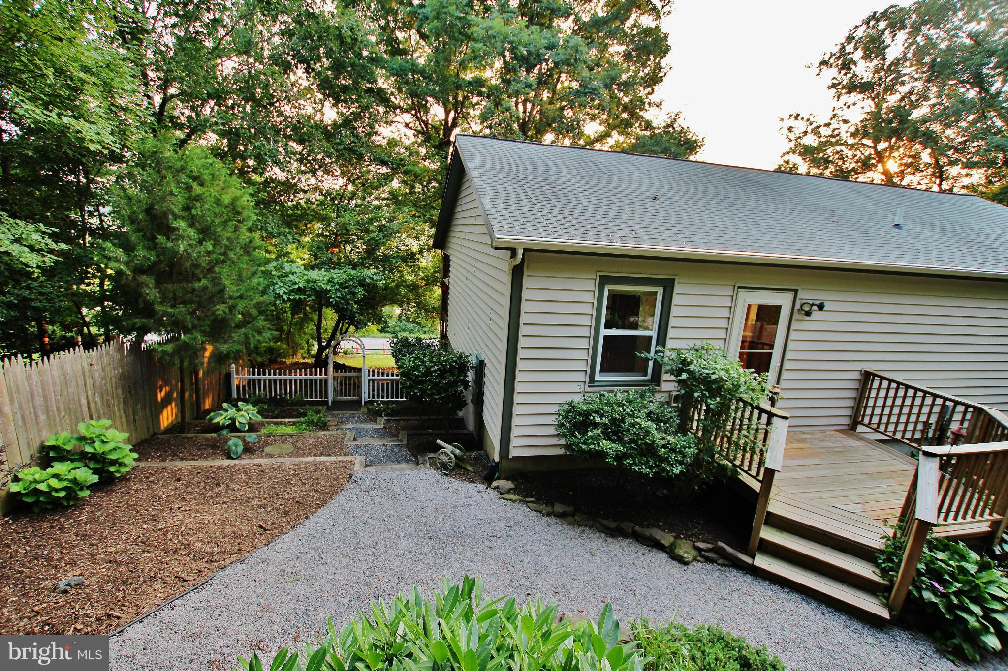 18049 Possum Point Road Dumfries, VA 22026 - Photo 26 of 30 a backyard of a house with plants and trees