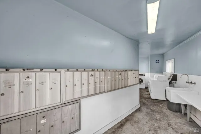 a view of backyard with swimming pool