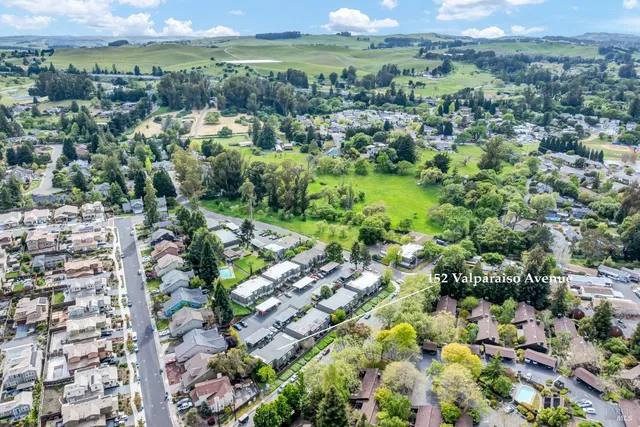 a house view with a outdoor space