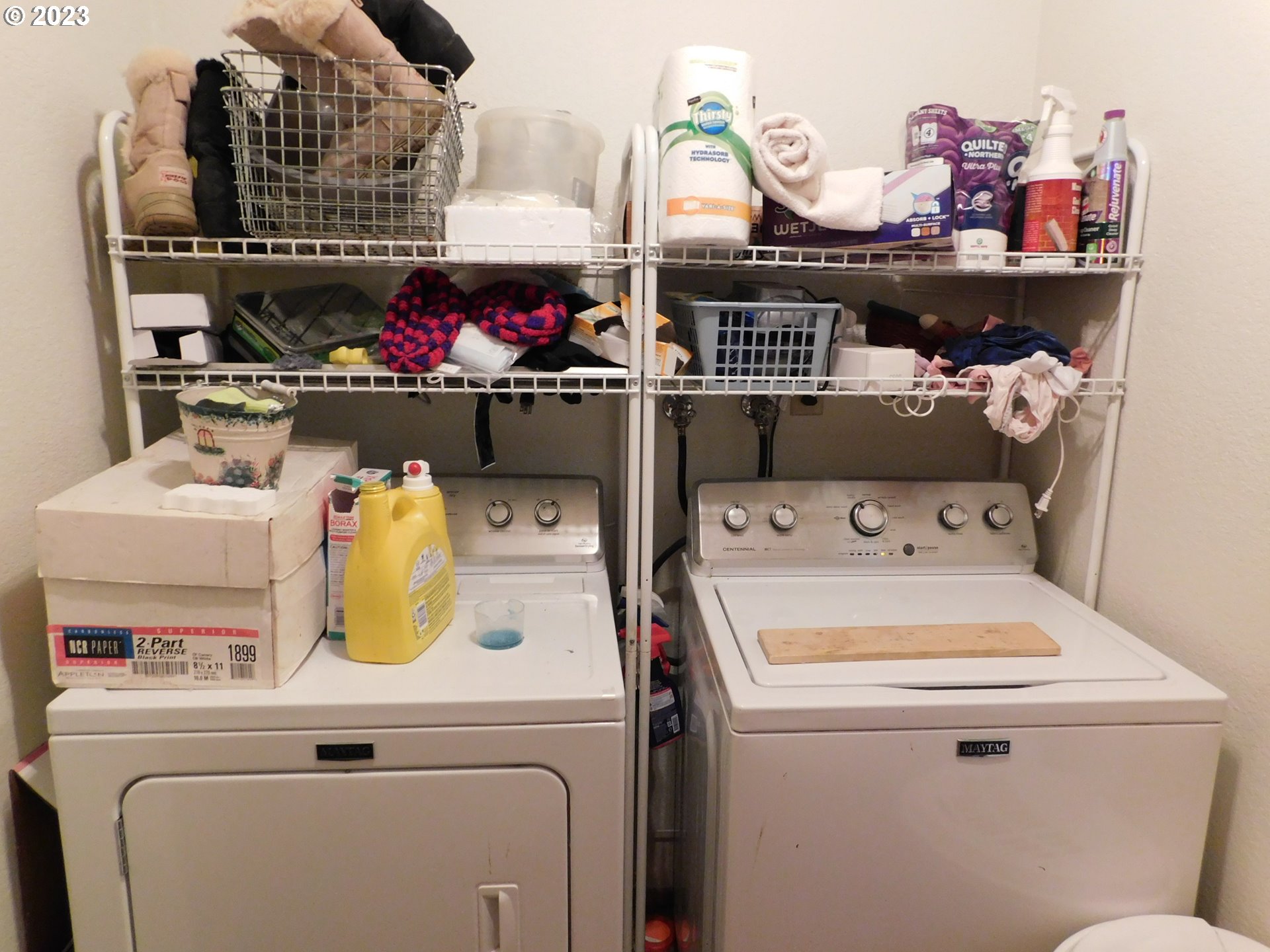 1968 View Street Myrtle Point, OR 97458 - Photo 24 of 27 a utility room with dryer and washer