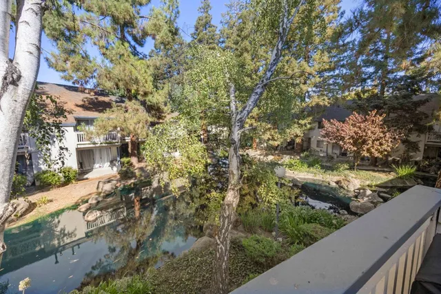 a view of a city from a terrace