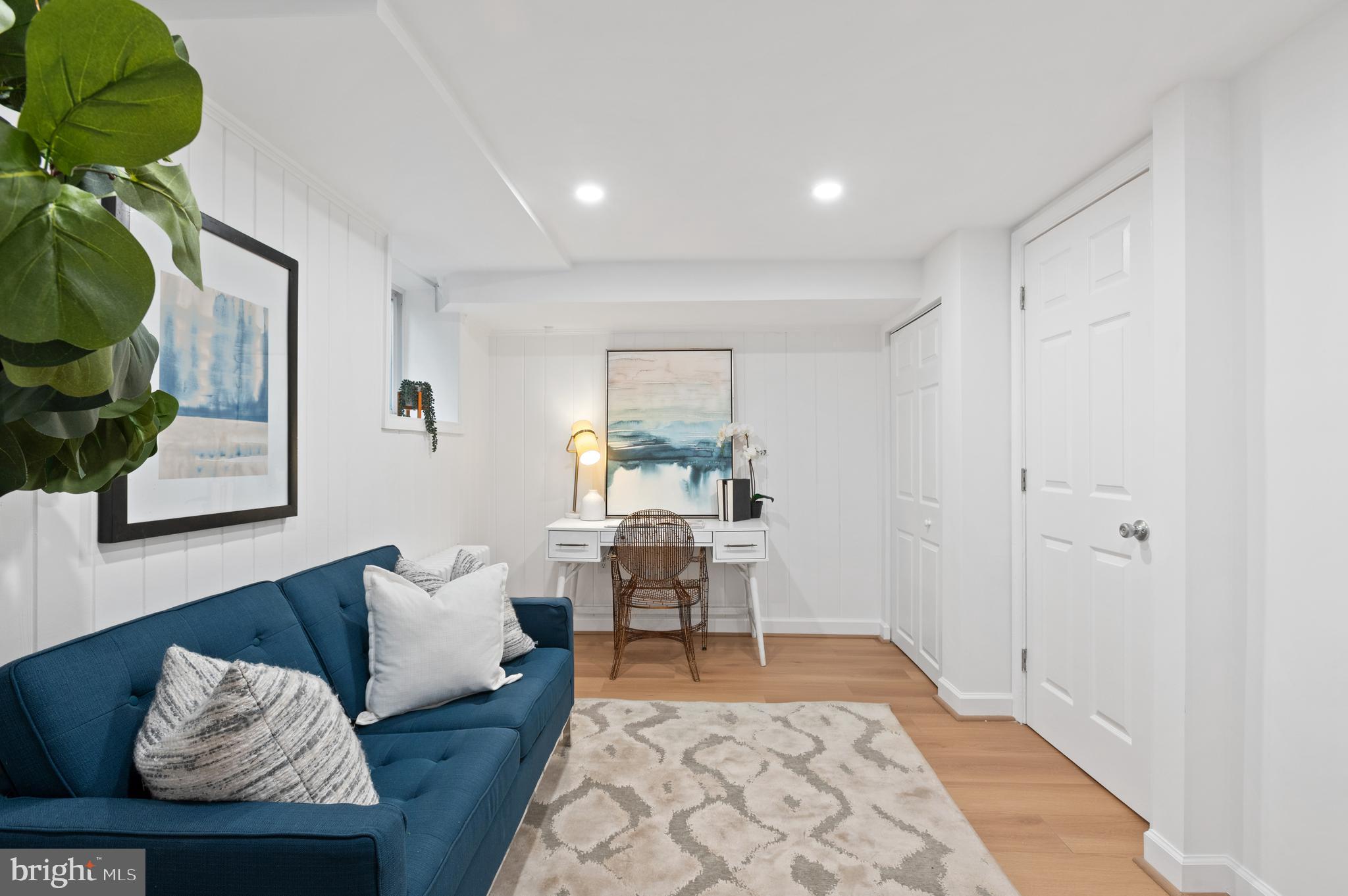 1955 39th Street Northwest Washington, DC 20007 - Photo 17 of 25 Lower level flex space: 3rd BR or office