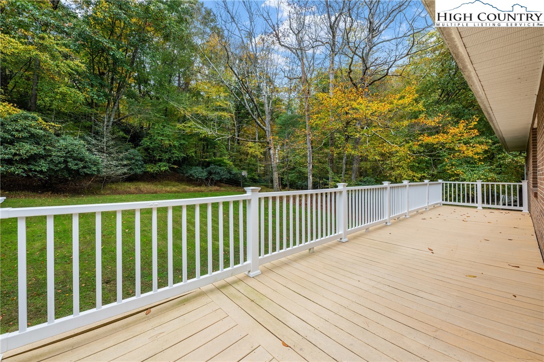164 Appalachian Drive Boone, NC 28607 - Photo 26 of 43 a view of a wooden deck