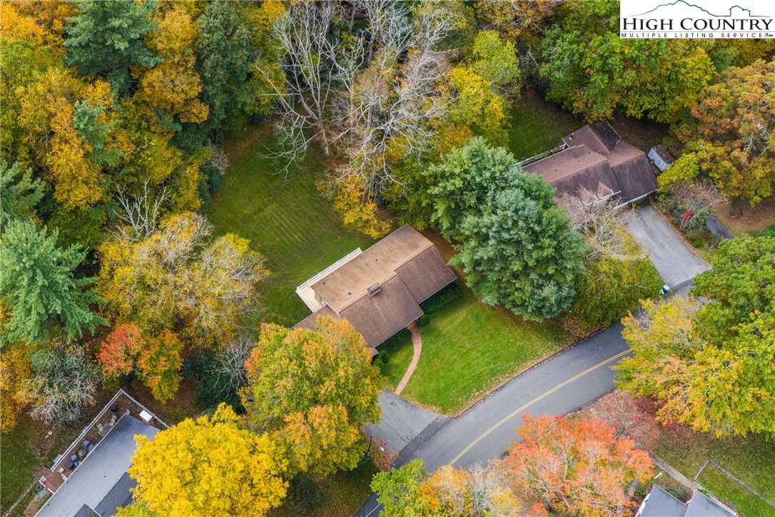 164 Appalachian Drive Boone, NC 28607 - Photo 38 of 43 an aerial view of a house with a yard basket ball court and outdoor seating